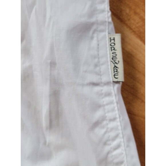 Horseware Ireland Country Western Women’s Junior M 8/10 Shirt White Button Polo - Picture 11 of 11